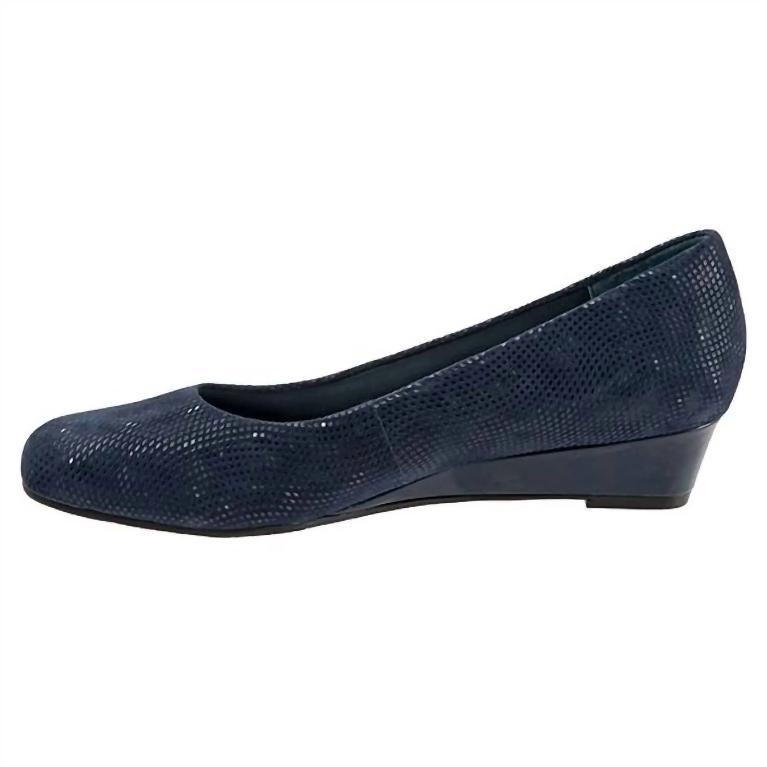 Women's Lauren 3D Patent Suede Shoes In Navy