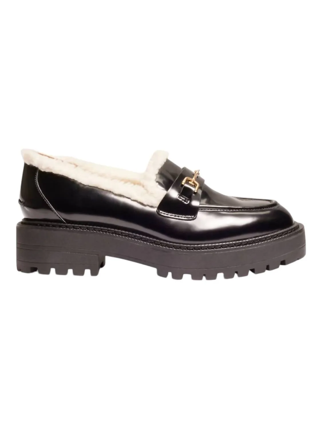 Women's Laurs Cozy Patent Loafer In Black