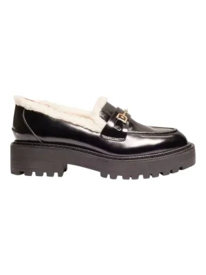 Women's Laurs Cozy Patent Loafer In Black