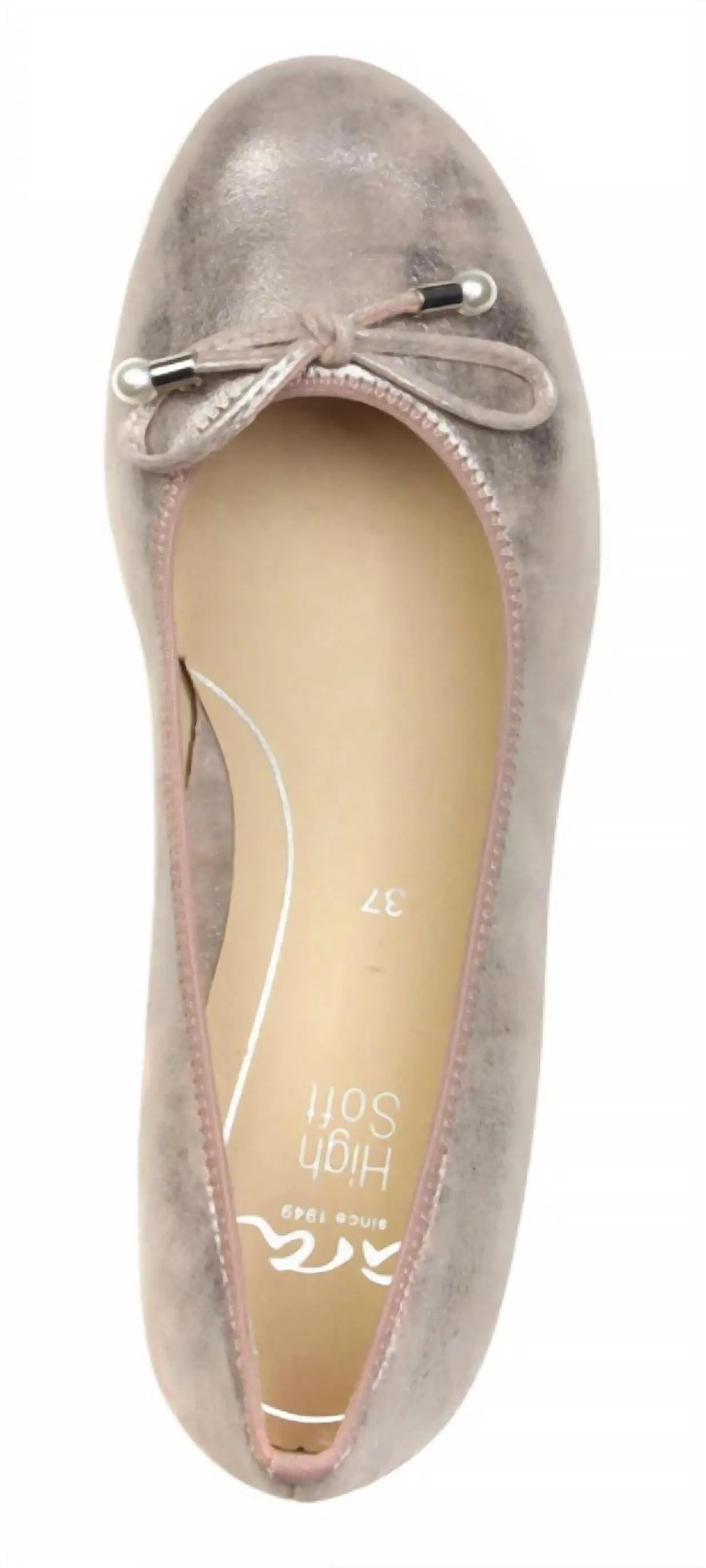 Women's Layne Leather Shoe In Puder