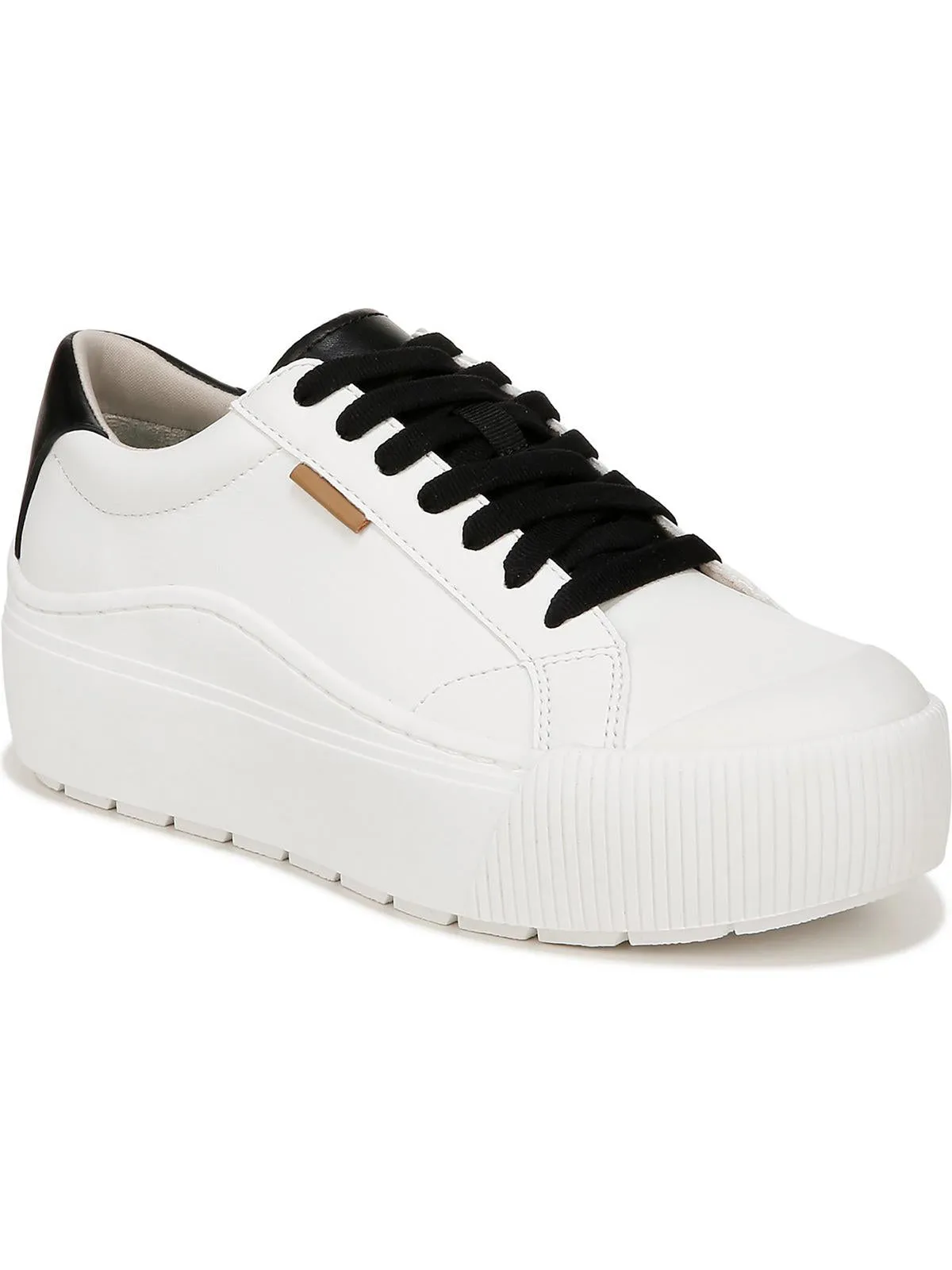 Womens Leather Flatform Casual And Fashion Sneakers
