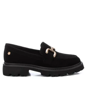 Women's Leather Moccasins In Black