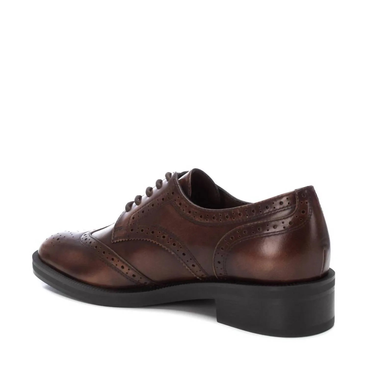 Women's Leather Moccasins In Brown