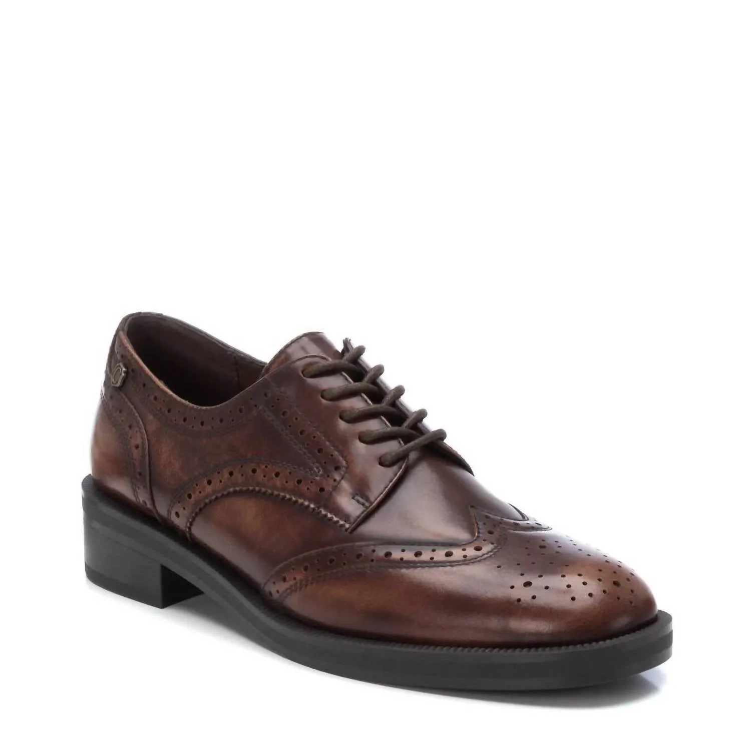 Women's Leather Moccasins In Brown