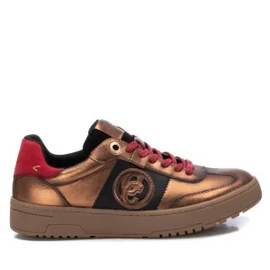Women's Leather Trainer Sneakers In Bronze