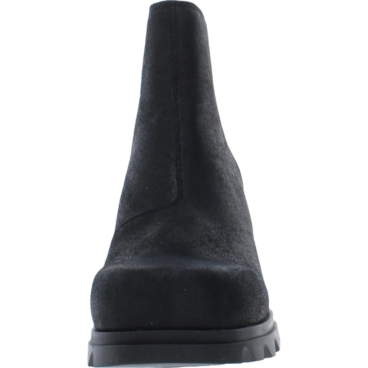 Womens Leather Wedges Ankle Boots