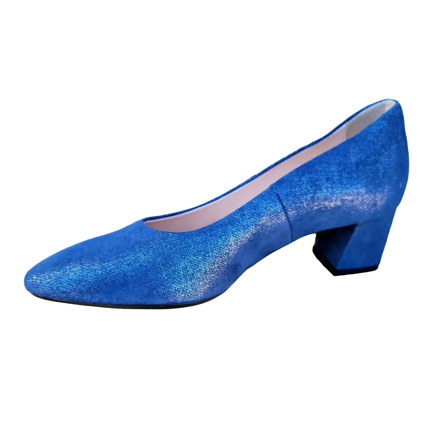 Women's Lichfield Pumps In Navy Glitter Metallic