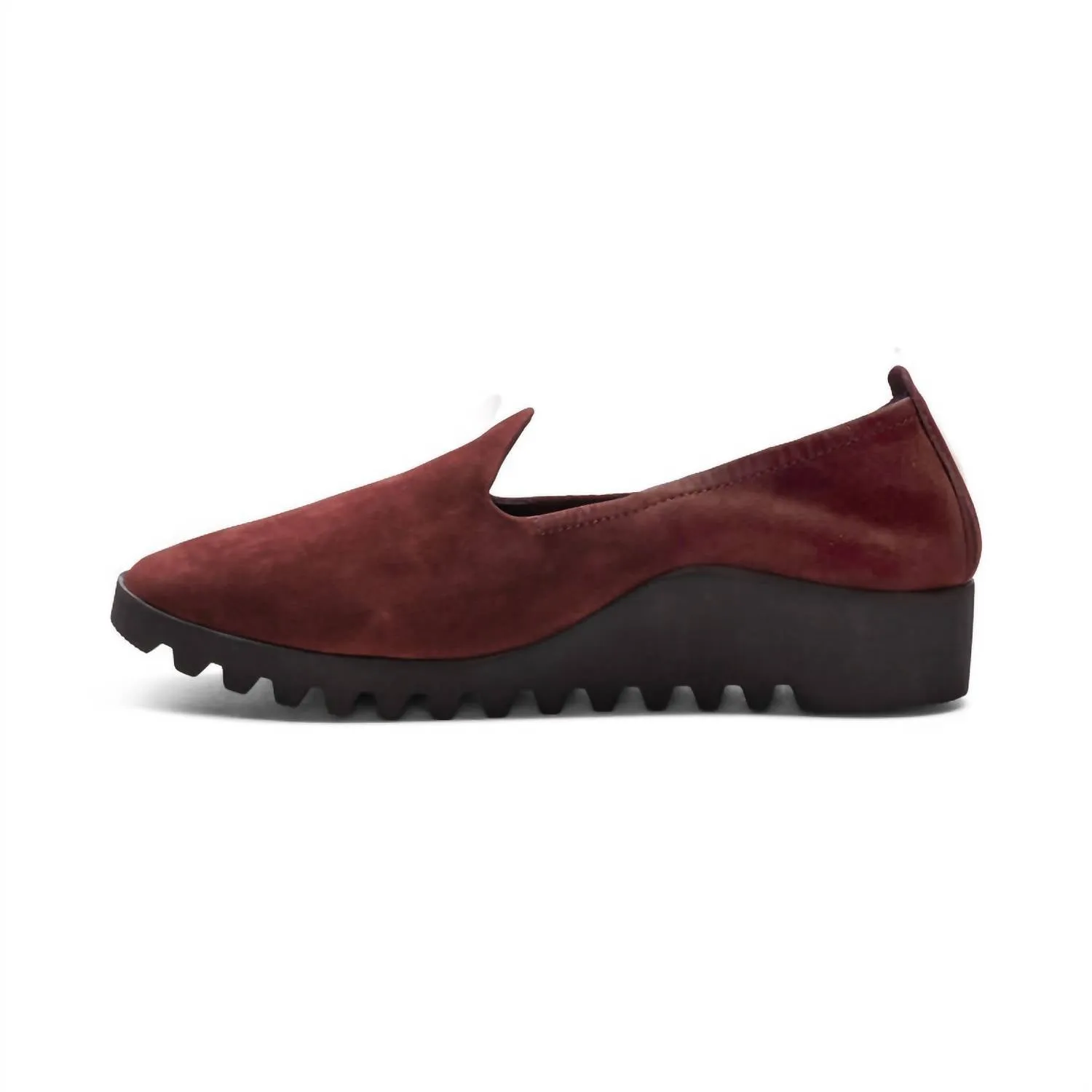 Women's Liz Arch Support Slip-On Loafer In Burgundy