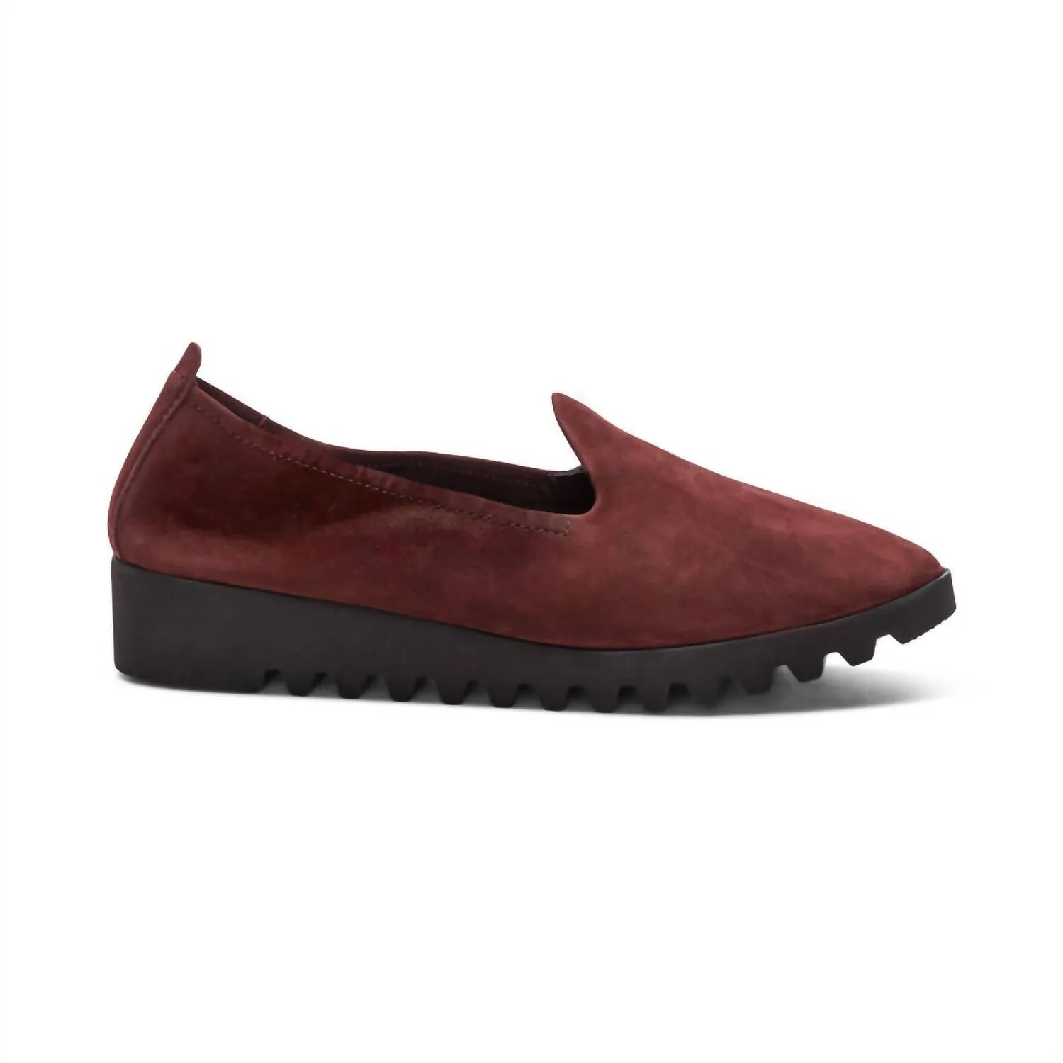 Women's Liz Arch Support Slip-On Loafer In Burgundy