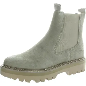Womens Lugged Sole Suede Chelsea Boots
