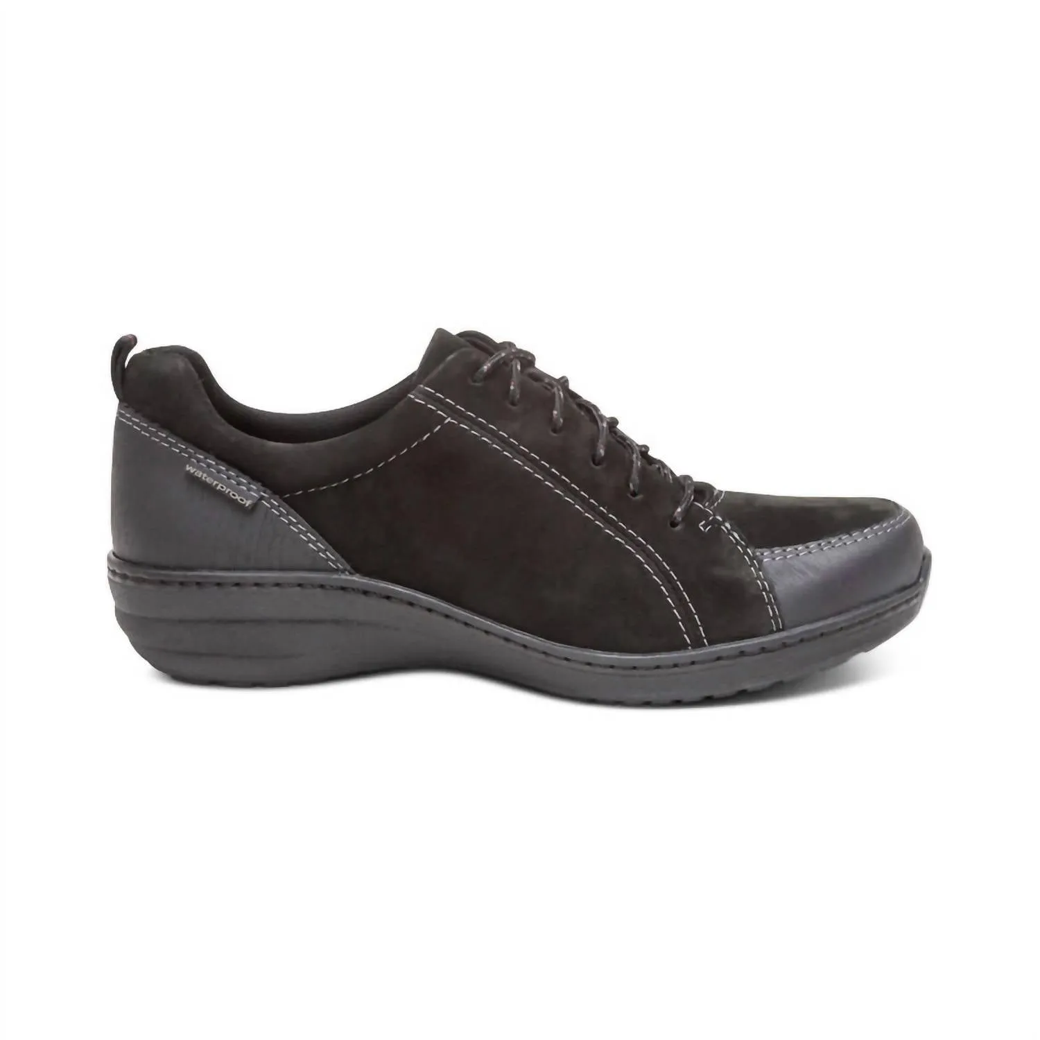 Women's Mara Casual Hiking Sneakers In Black
