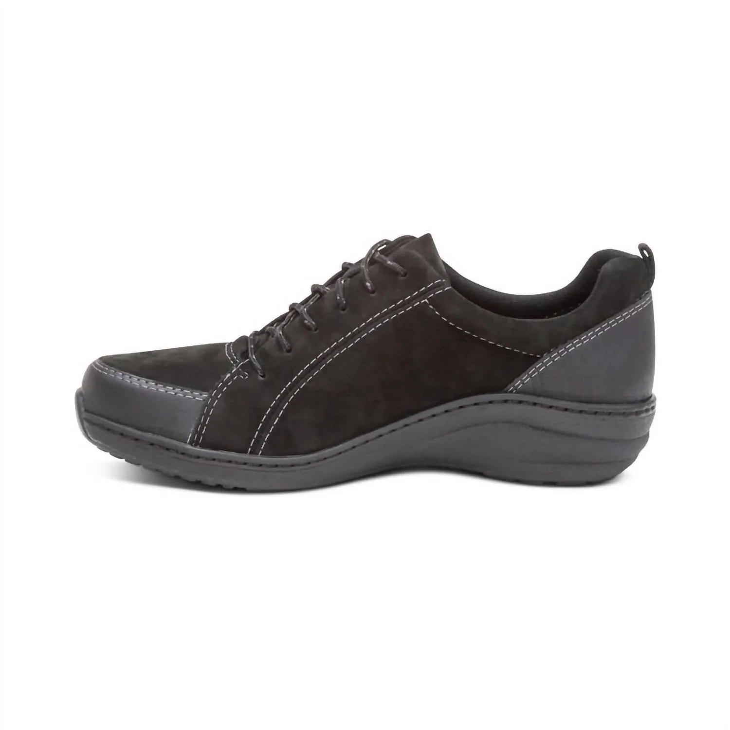 Women's Mara Casual Hiking Sneakers In Black