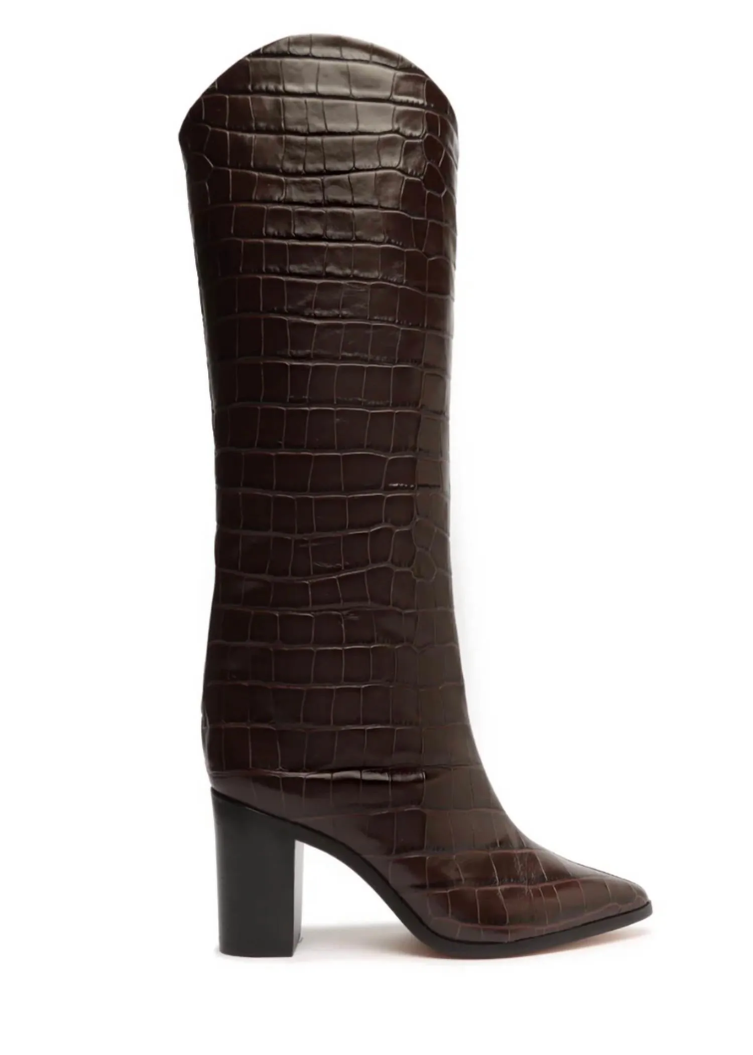 Women's Maryana Block Heel In Chocolate