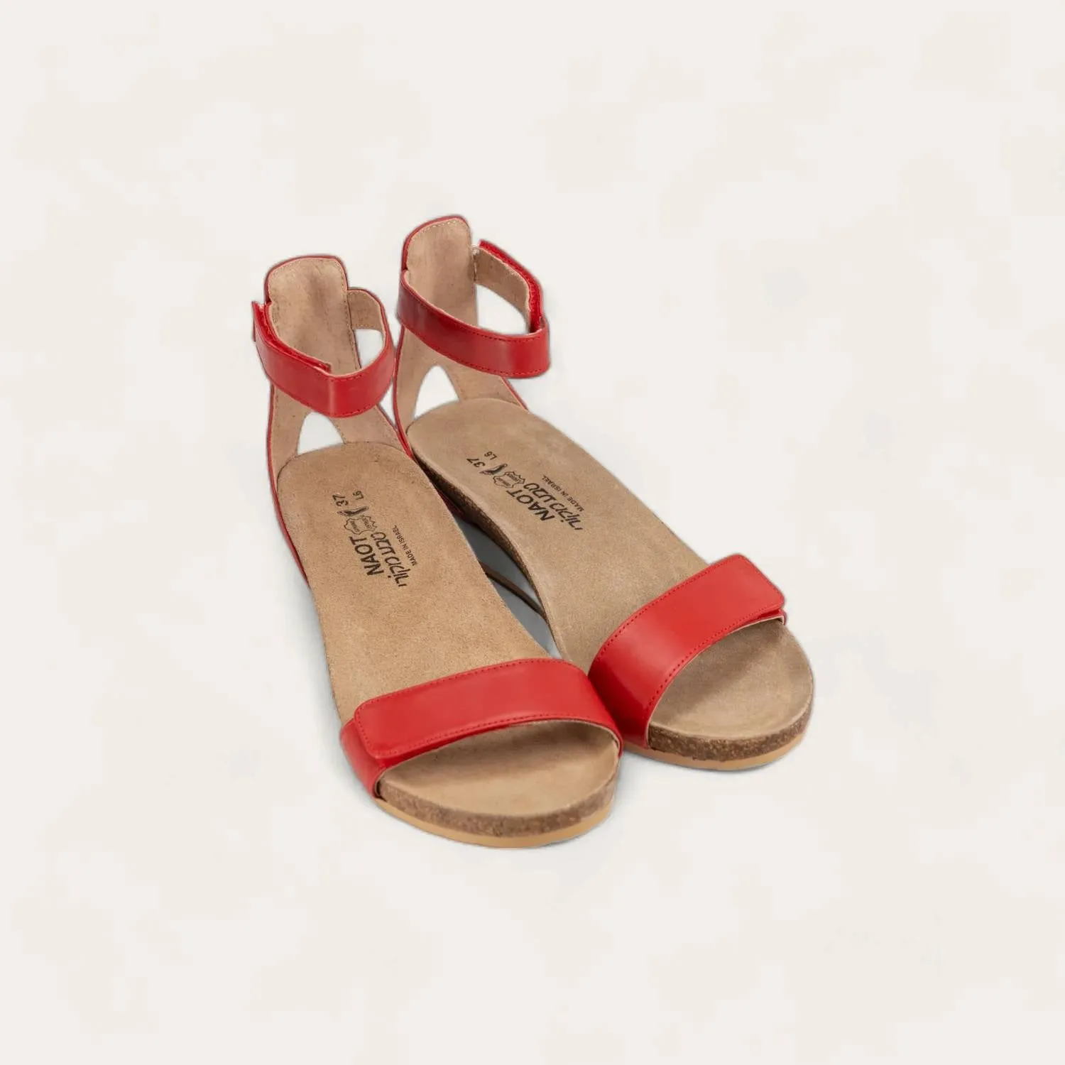 Women's Mermaid Sandals - Medium In Kiss Red
