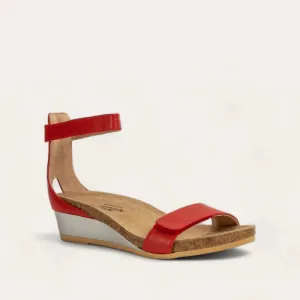 Women's Mermaid Sandals - Medium In Kiss Red