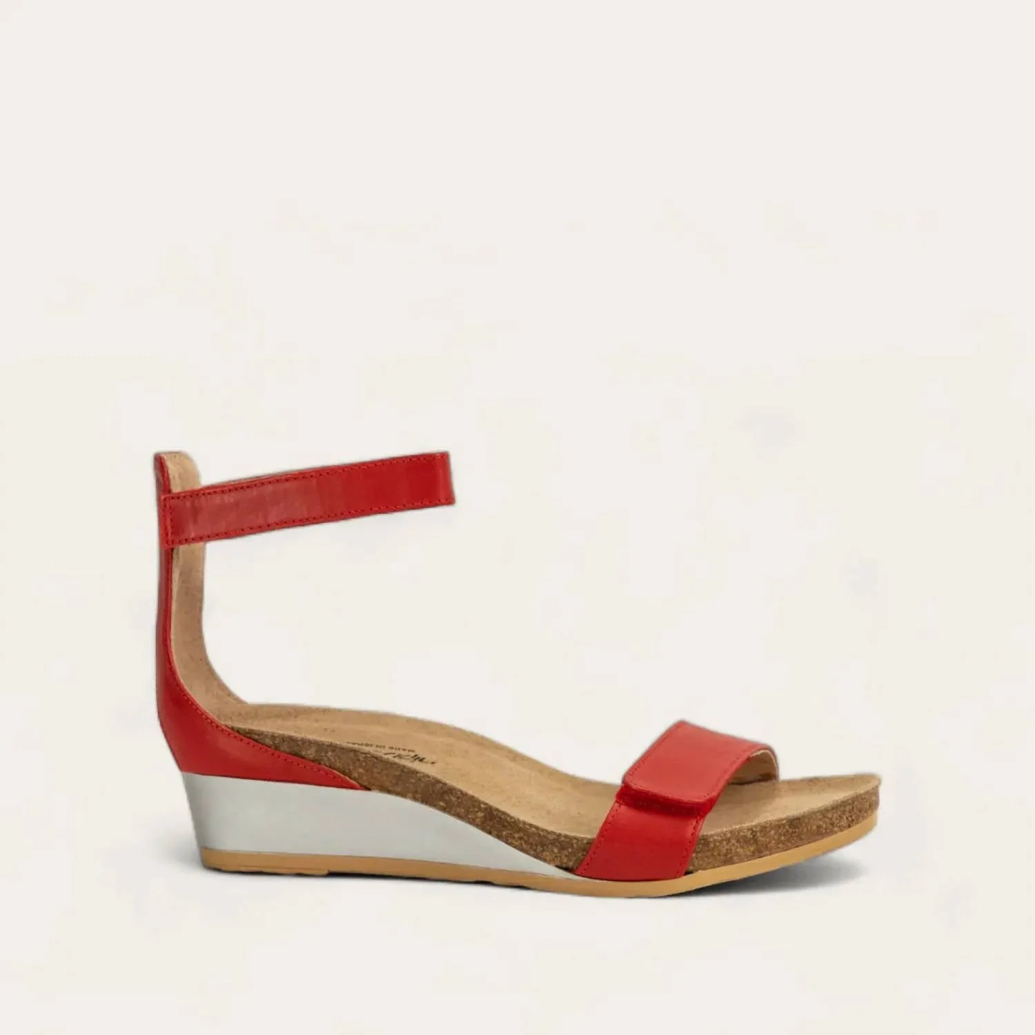 Women's Mermaid Sandals - Medium In Kiss Red