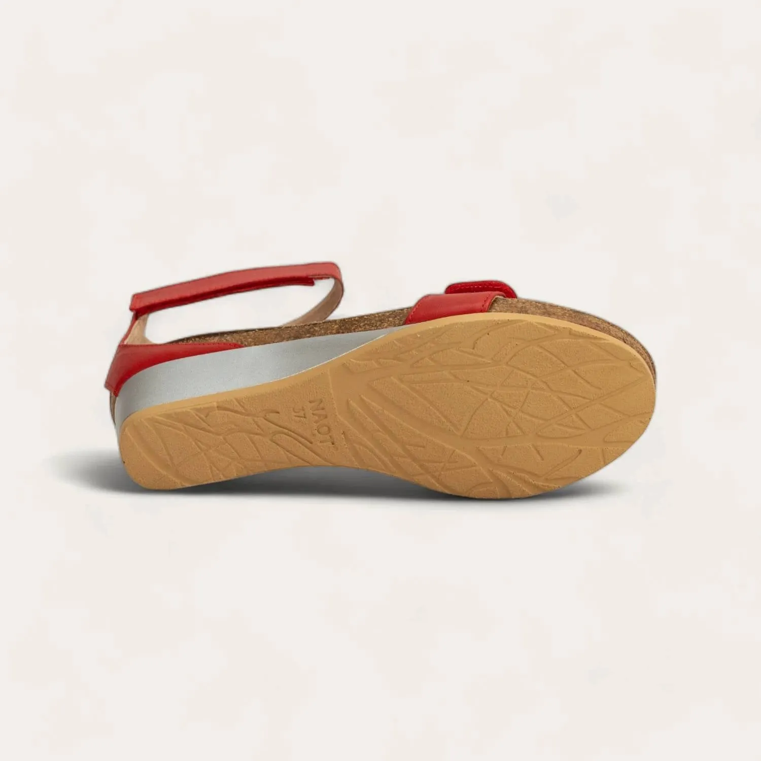Women's Mermaid Sandals - Medium In Kiss Red