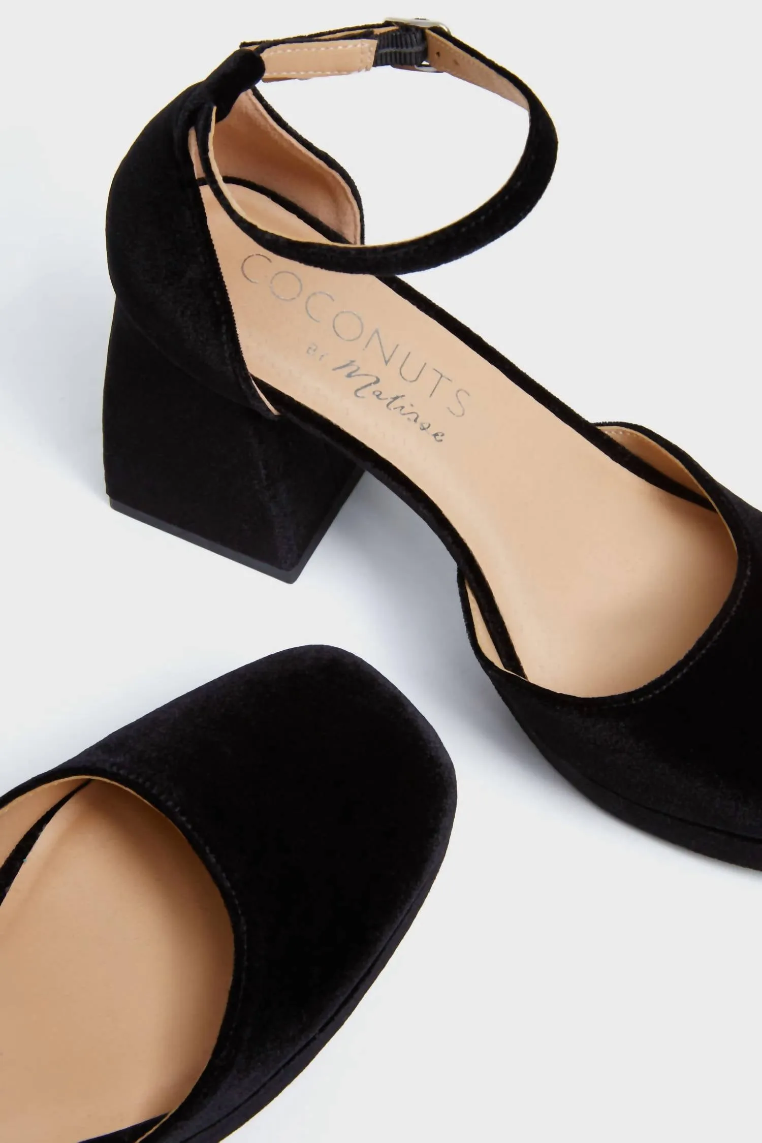 Women's Misha Velvet Heels In Black