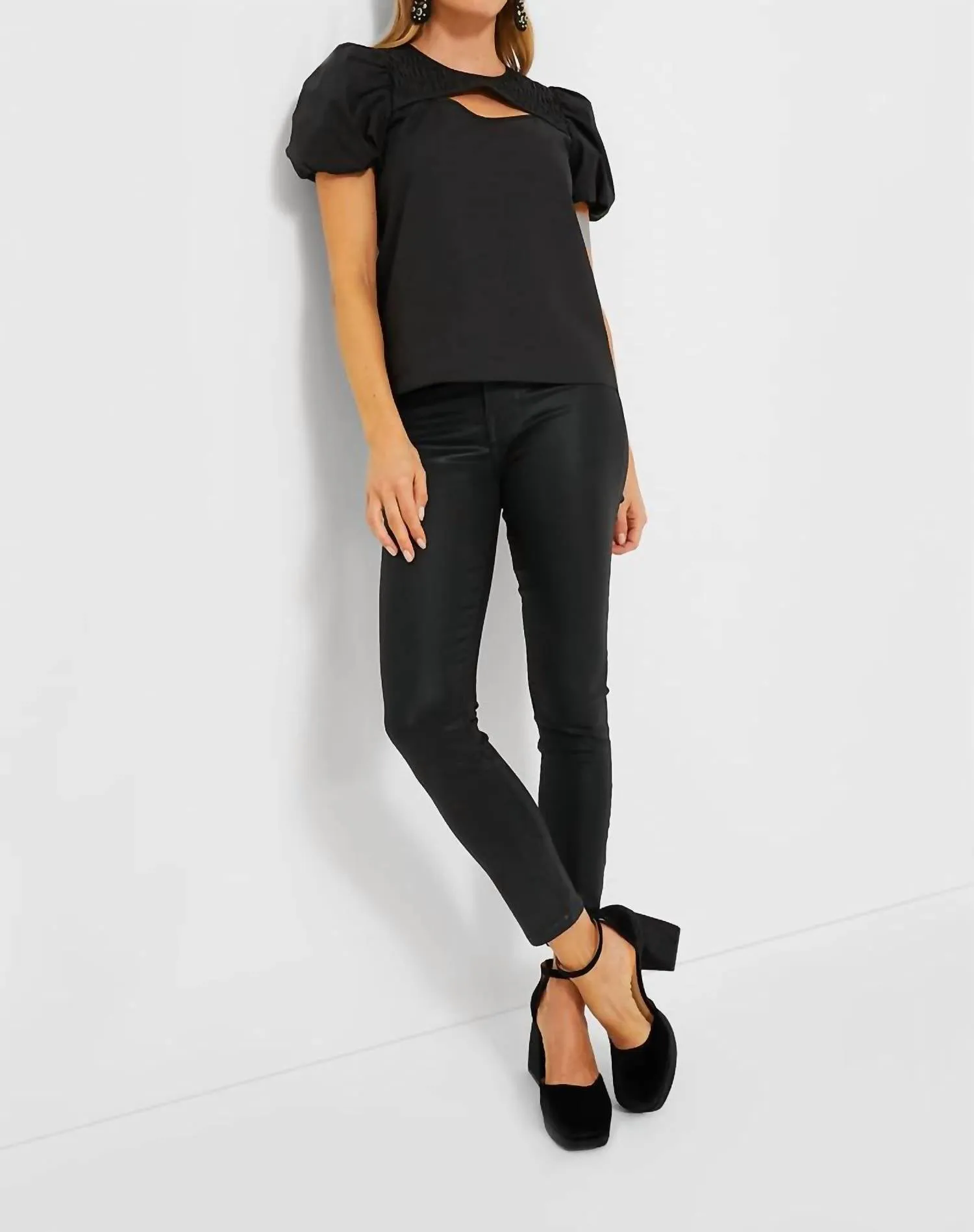Women's Misha Velvet Heels In Black