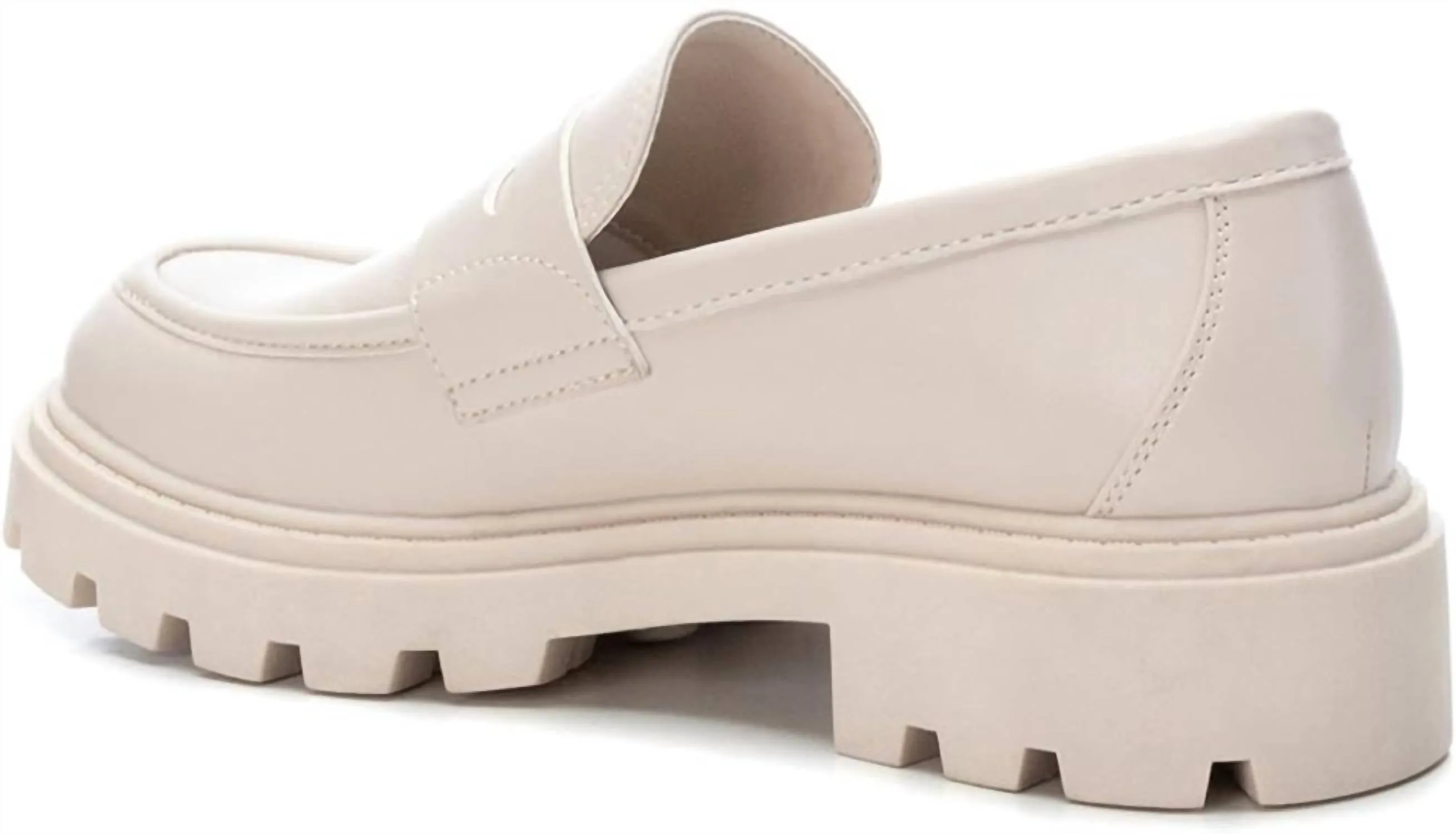 Women's Moccasins In Light Beige