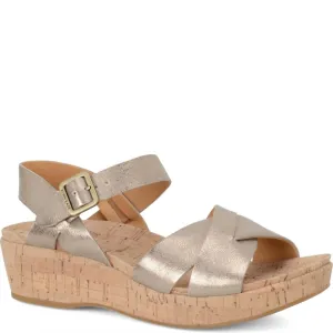 Women's Myrna Ankle Strap Sandal In Soft Gold Metallic