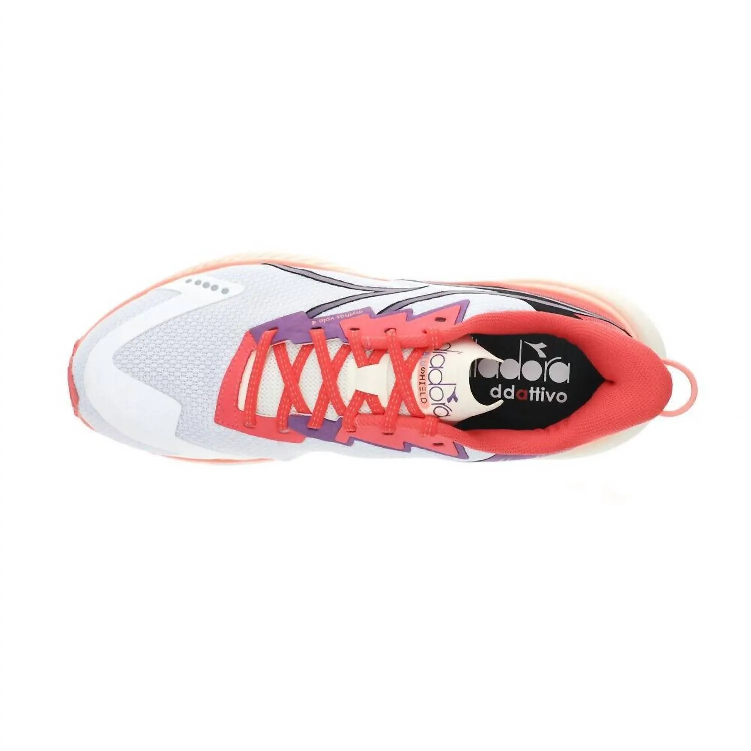 Women's Mythos Volo 4 Shoes In White/cayenne/sunset Purple
