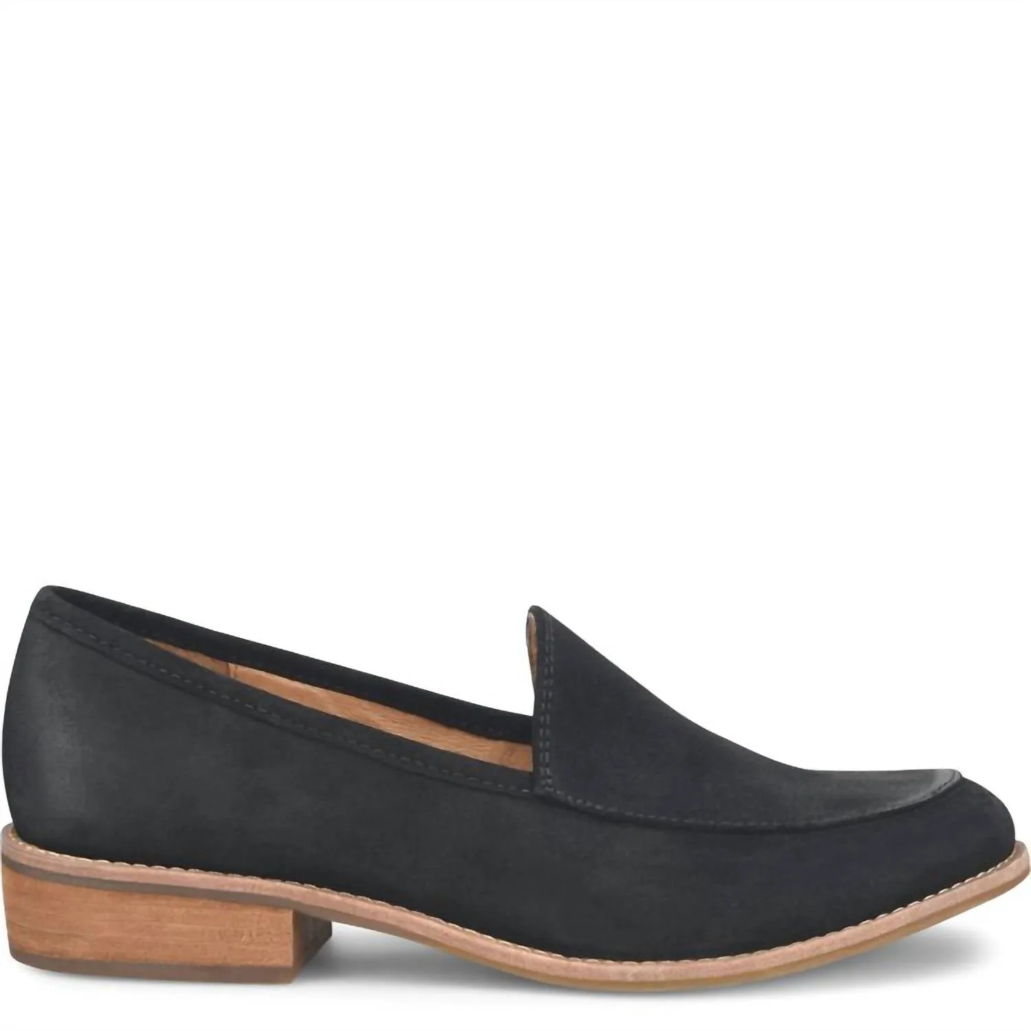 Women's Napoli Loafer In Black Suede