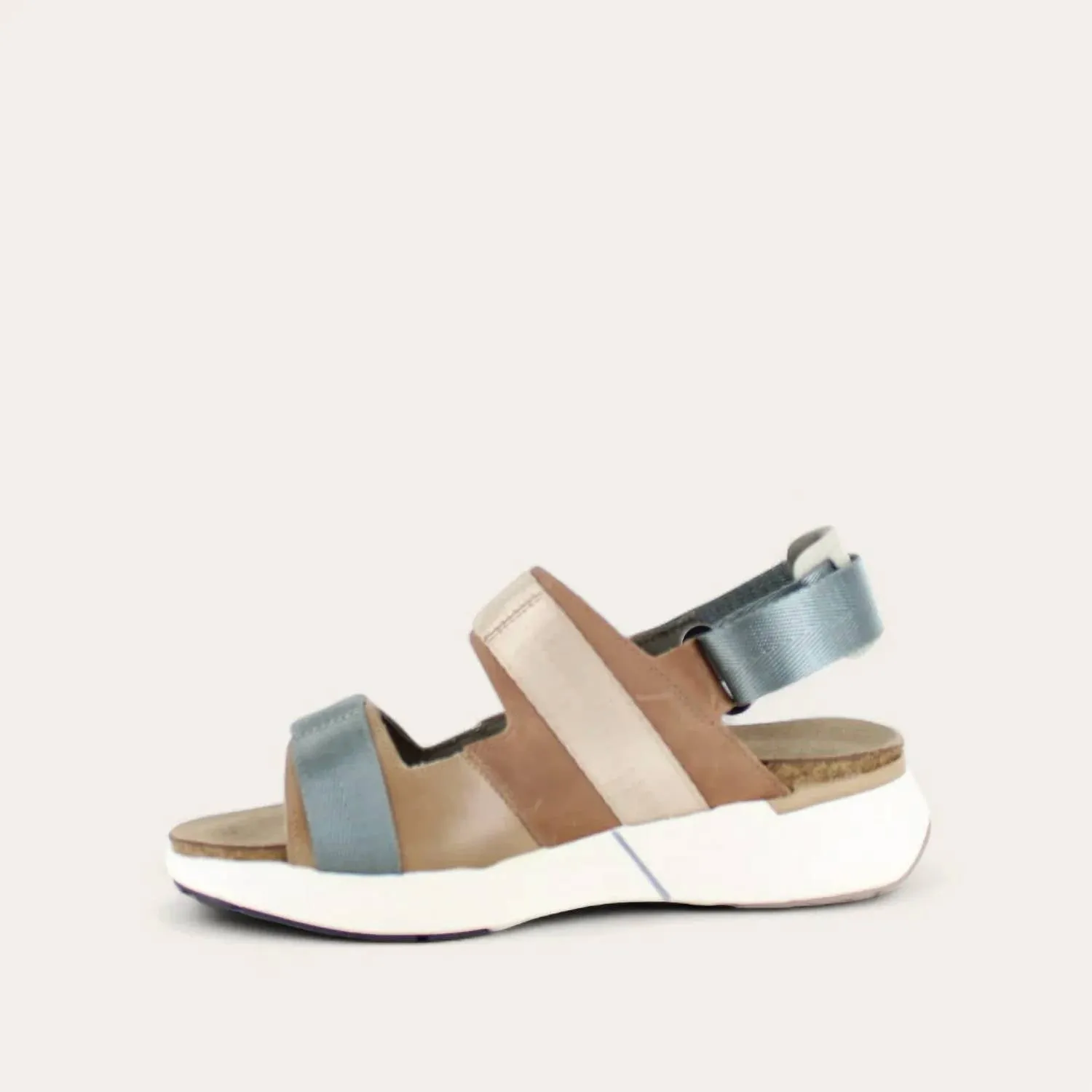 Women's Odyssey Sandals - Medium In Arizona Tan / Latte Brown / Soft Ivory