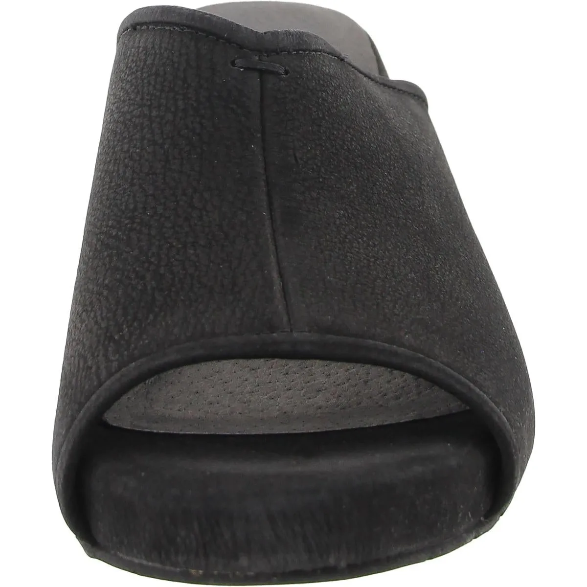 Womens Open Back Block Heels