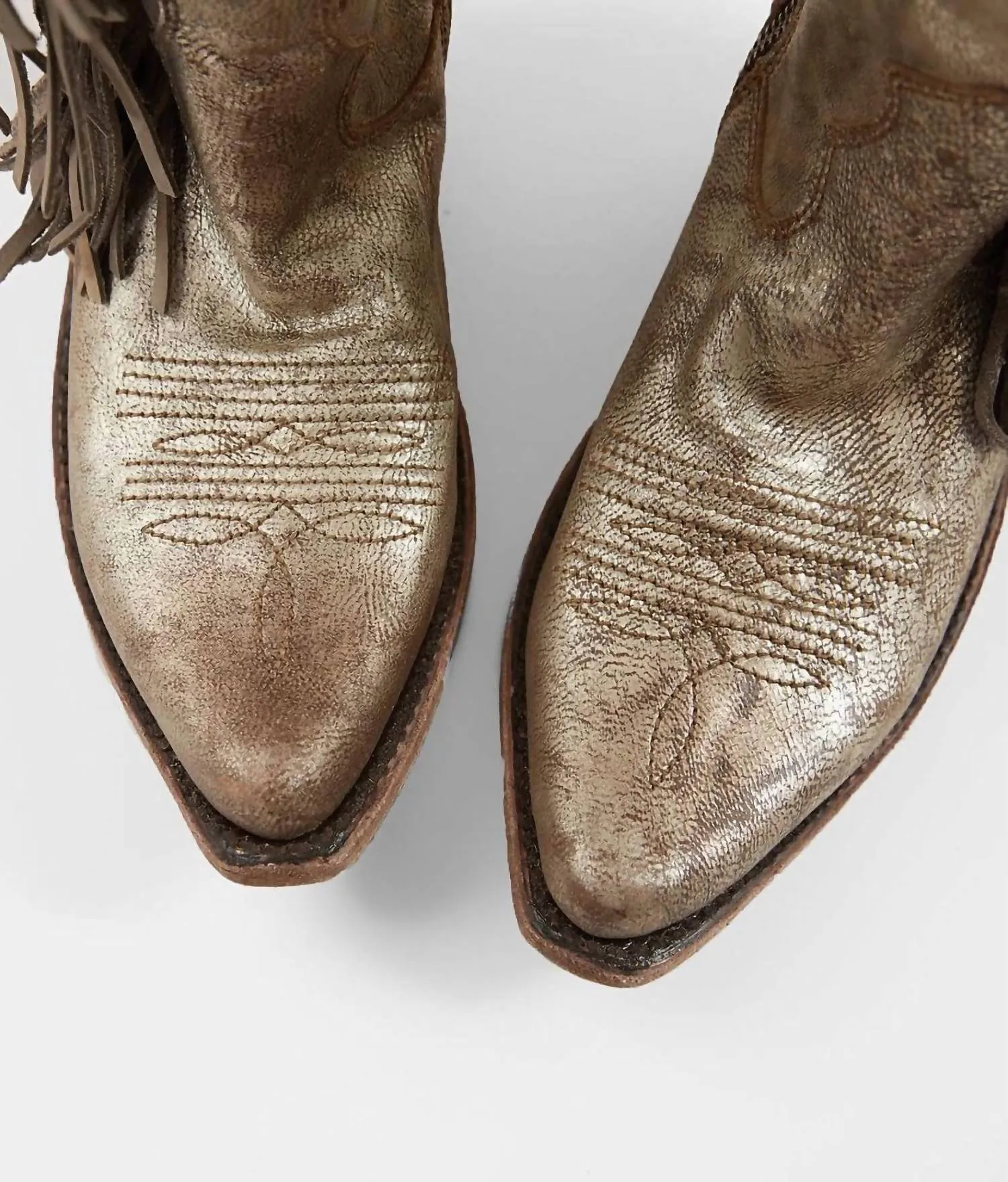 Women's Ophelia Fringe Boot In Stonewash