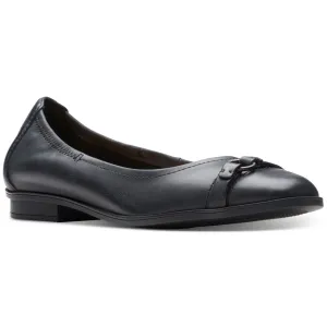 Womens Padded Insole Leather Ballet Flats