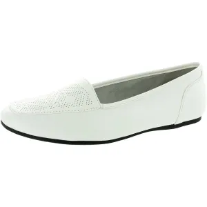 Womens Perforated Man Made Flat Shoes