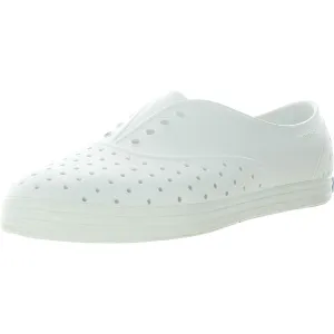 Womens Perforated Manmade Slip-On Sneakers