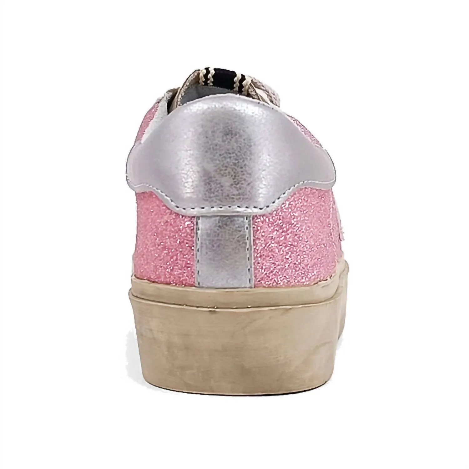 Women's Reba Sneakers In Pink Glitter