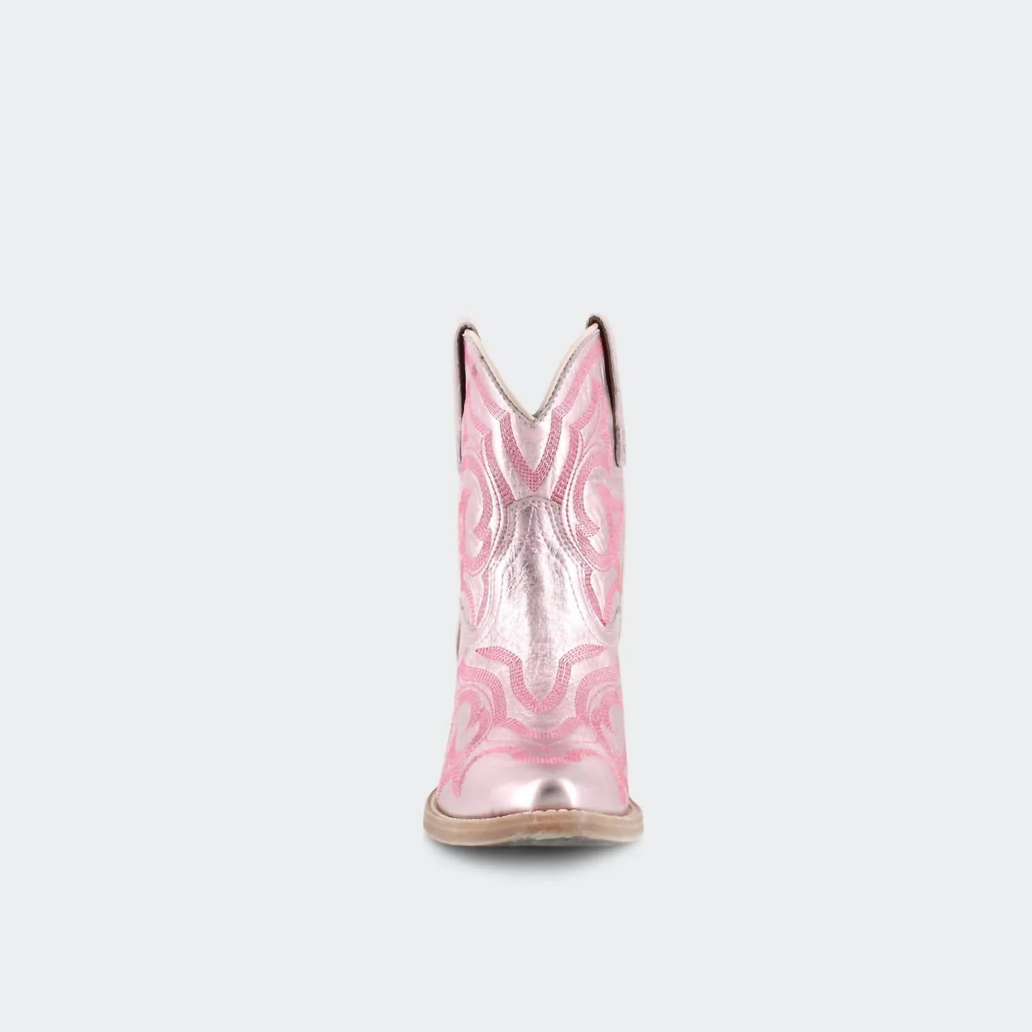 Women's Regina Leather Cowgirl Boots In Ballet