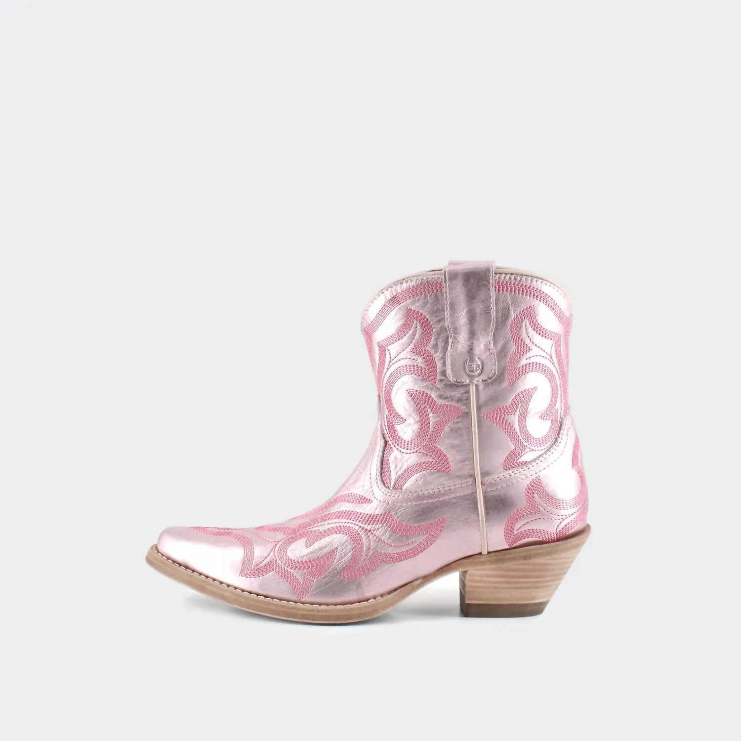 Women's Regina Leather Cowgirl Boots In Ballet