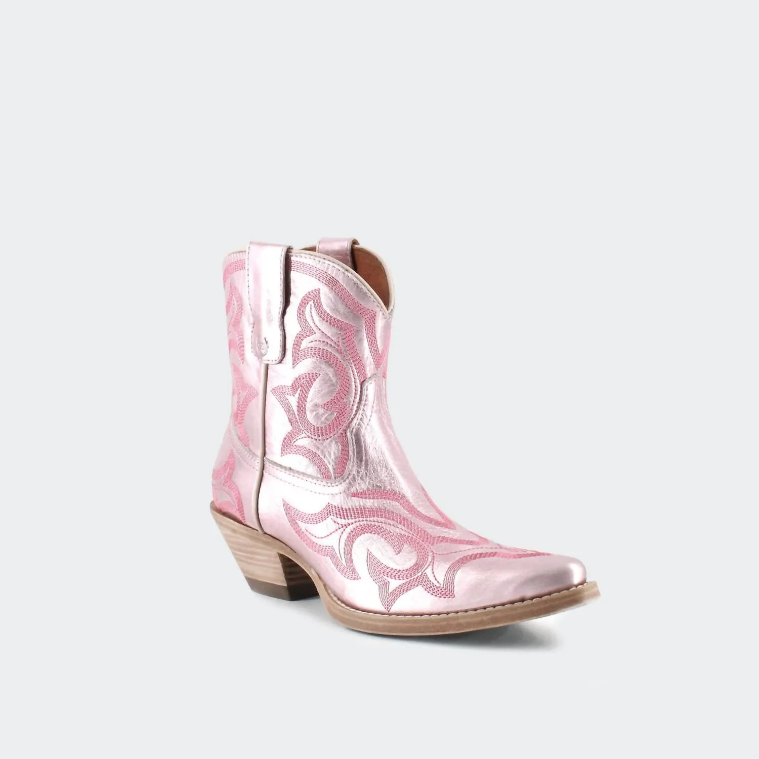 Women's Regina Leather Cowgirl Boots In Ballet