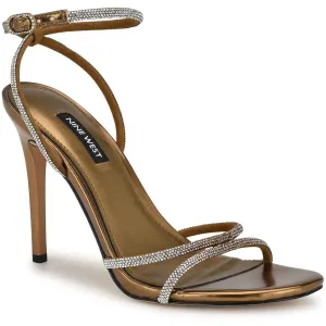 Womens Rhinestone Man Made Heels