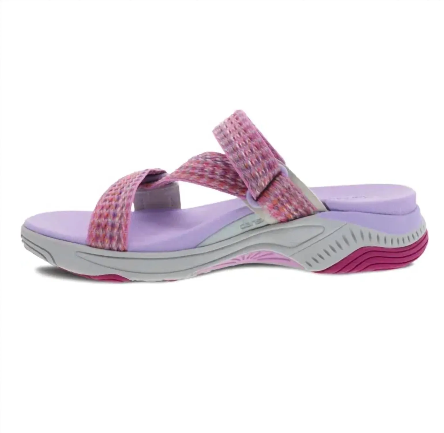 Women's Rosette Sandal In Fuchsia Multi