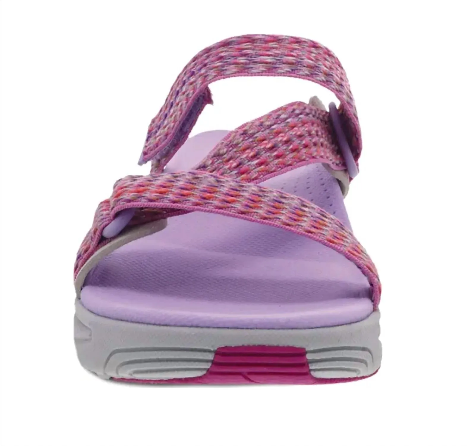 Women's Rosette Sandal In Fuchsia Multi