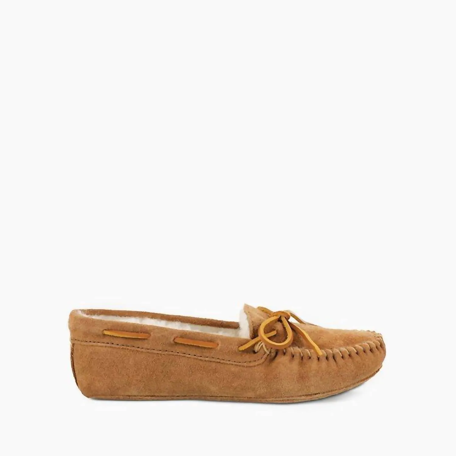 Women's Sheepskin Softsole Moccasin In Tan