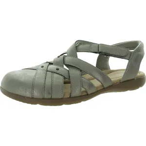 Womens Shimmer Ankle Strap