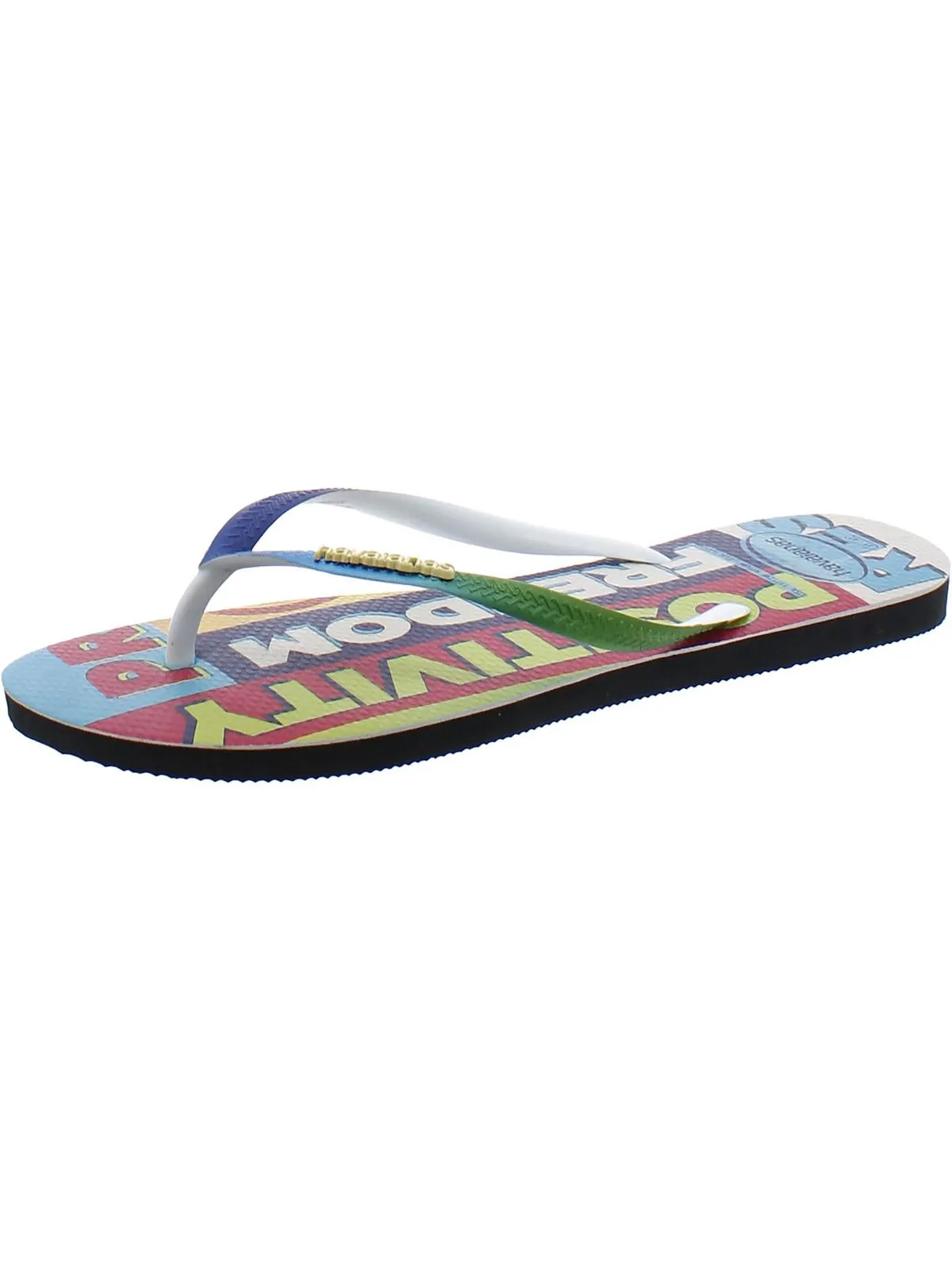 Womens Slip On Shimmer Flip-Flops