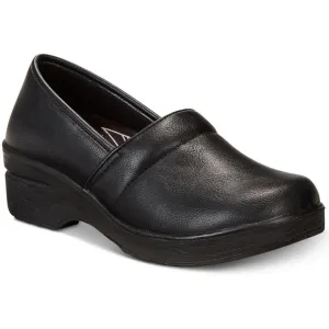 Womens Slip Resistant Faux Leather Work & Safety Shoes