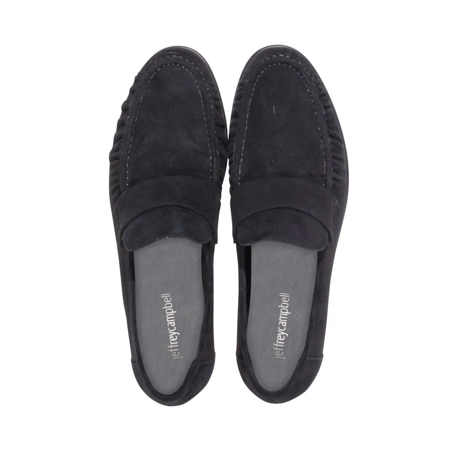 Women's Societies Loafers In Black Suede