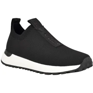 Womens Solid Man Made Slip-On Sneakers