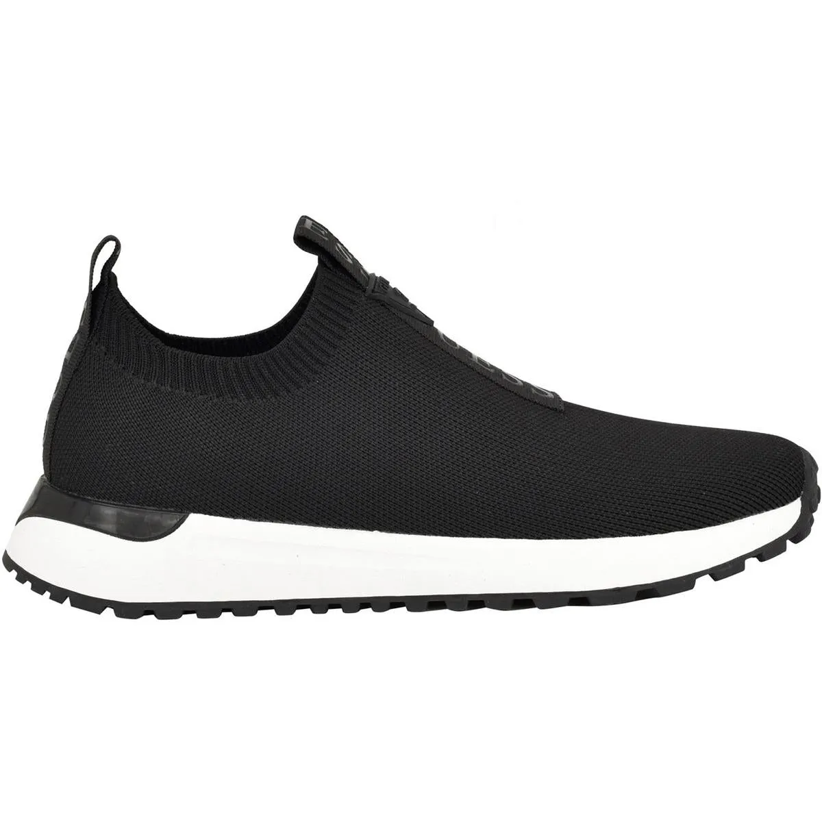Womens Solid Man Made Slip-On Sneakers