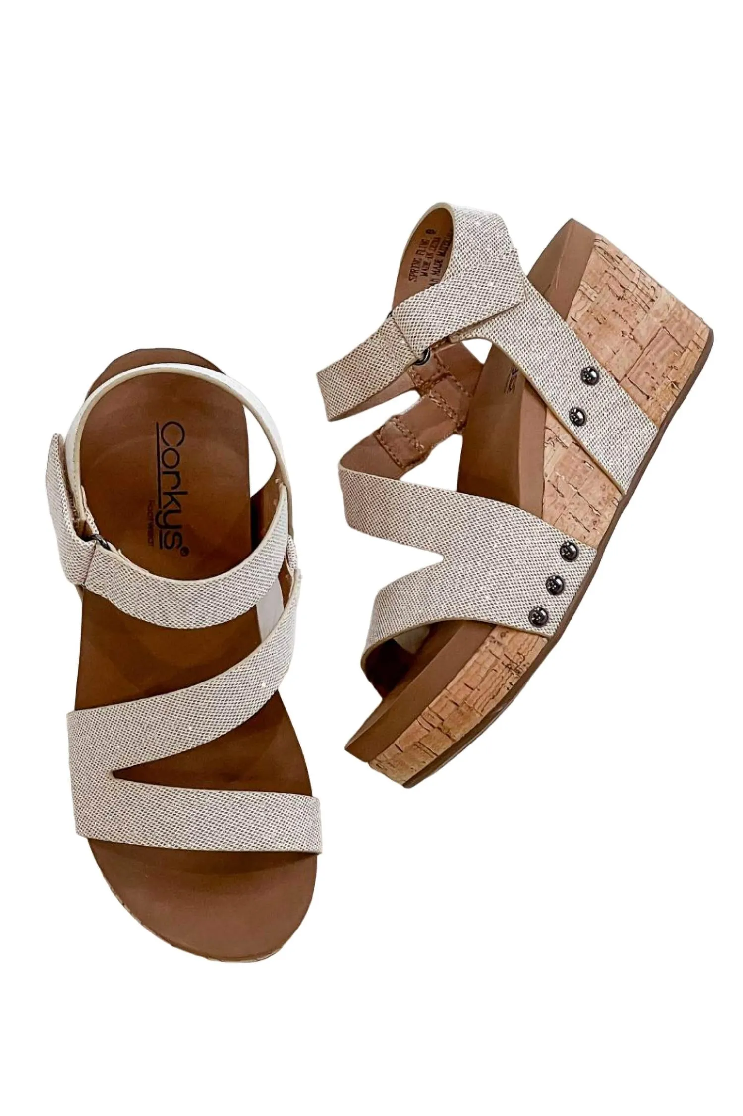Women's Spring Fling Wedge In Gold Shimmer