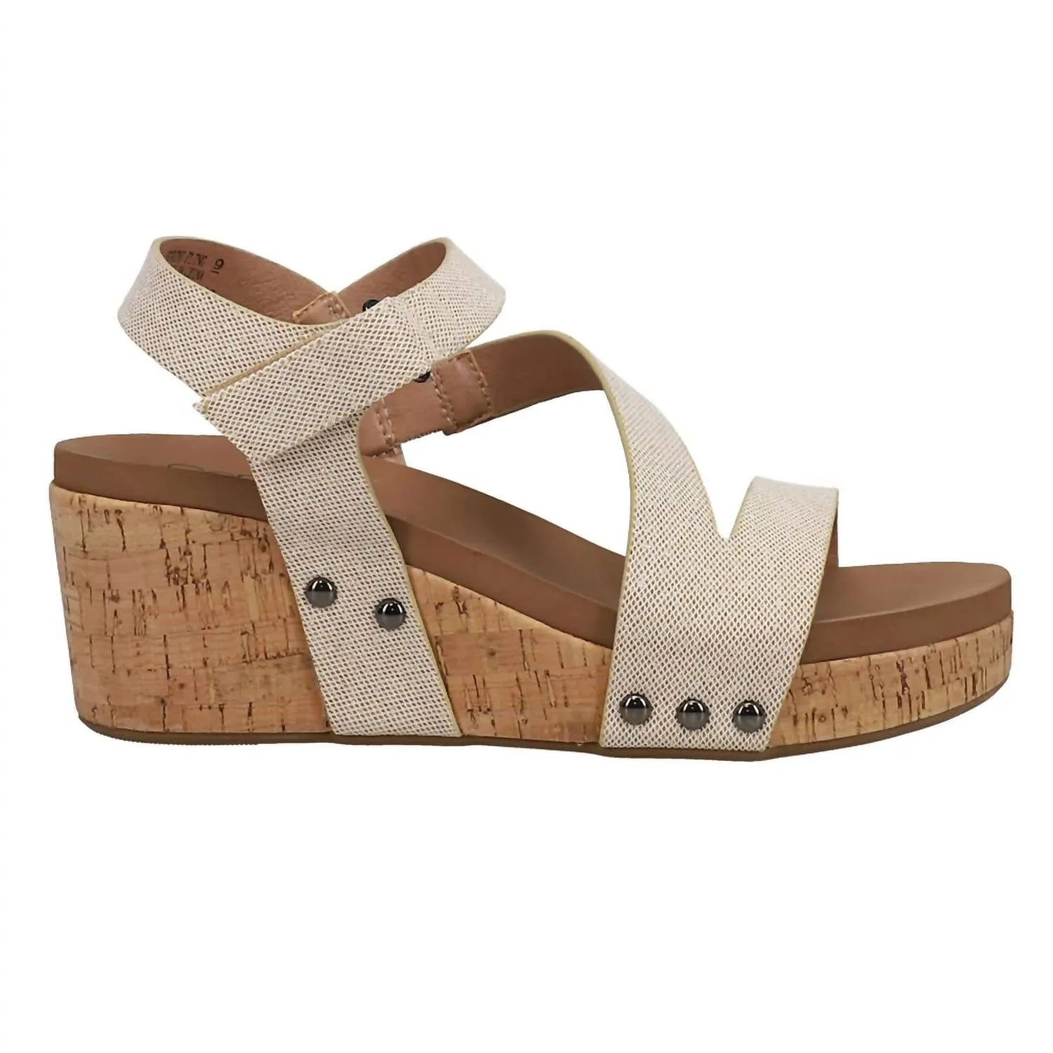 Women's Spring Fling Wedge In Gold Shimmer