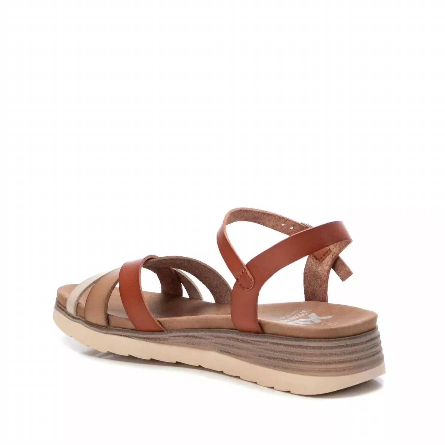 Women's Strappy Comfort Sandals In Brown